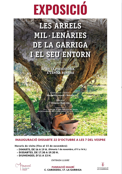 Inauguració exposició: Les arrels mil·lenàries de la Garriga i el seu entorn