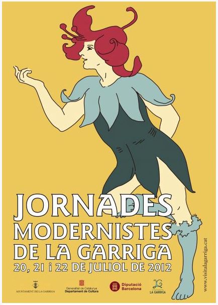 Cartell I Jornades Modernistes - 2012