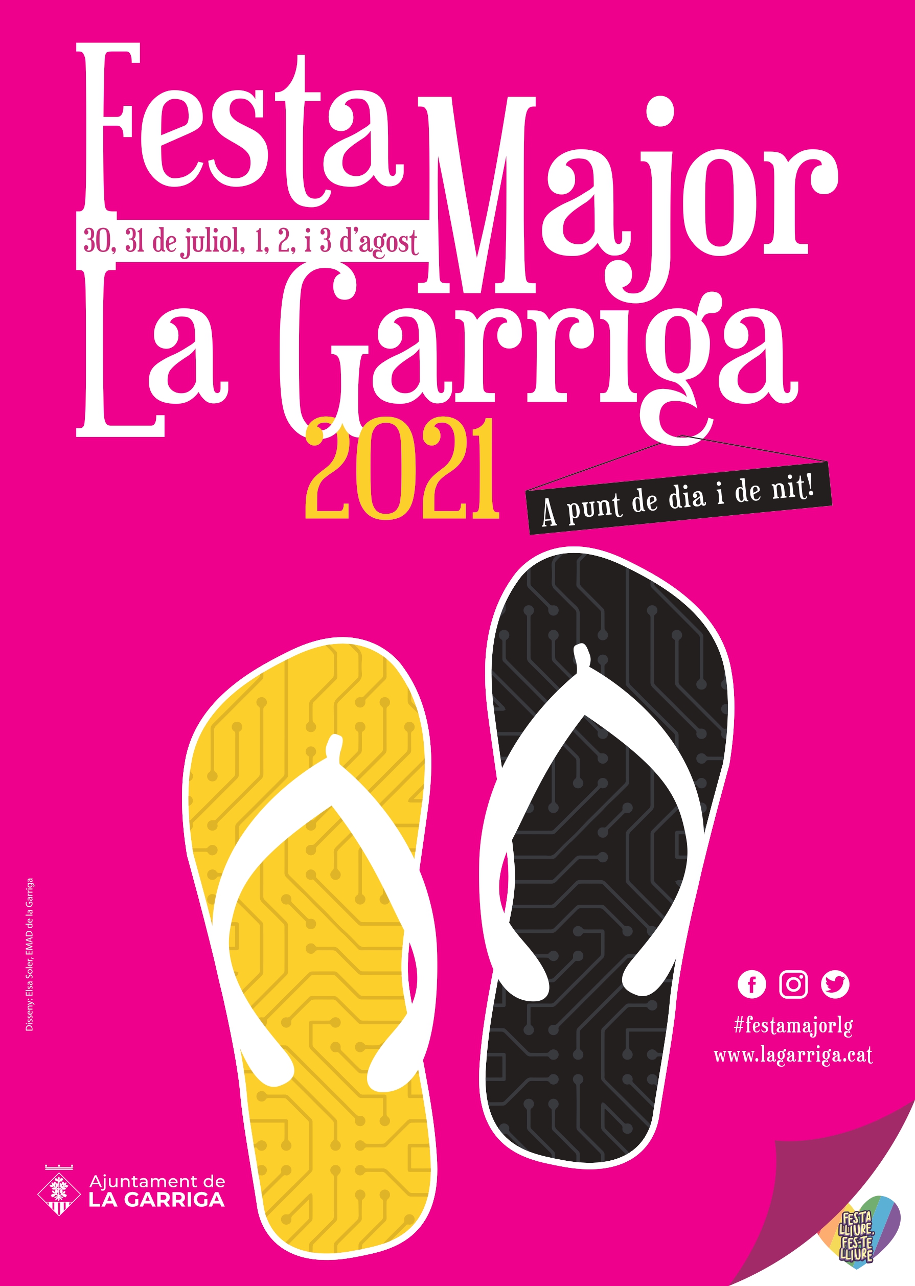 Cartell de la Festa Major La Garriga 2021
