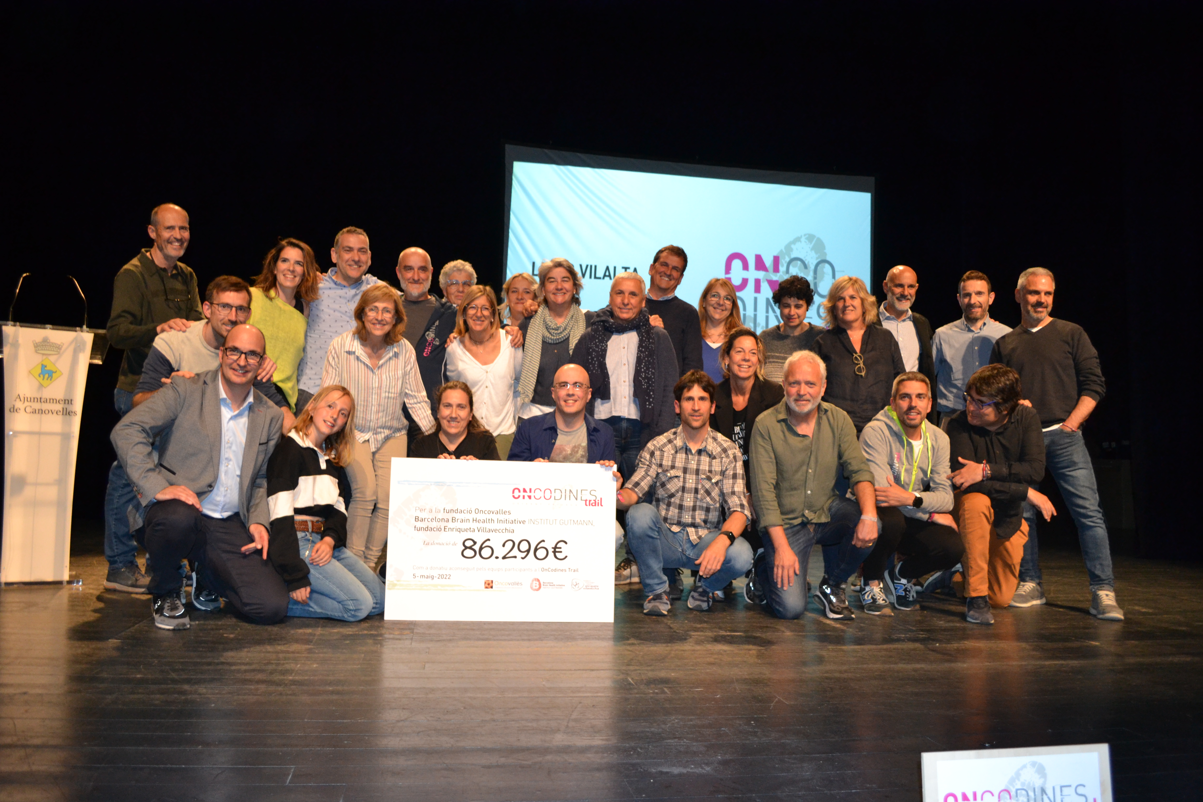 La segona edició de l'OnCodines es tanca amb 86.296 euros recollits contra el càncer
