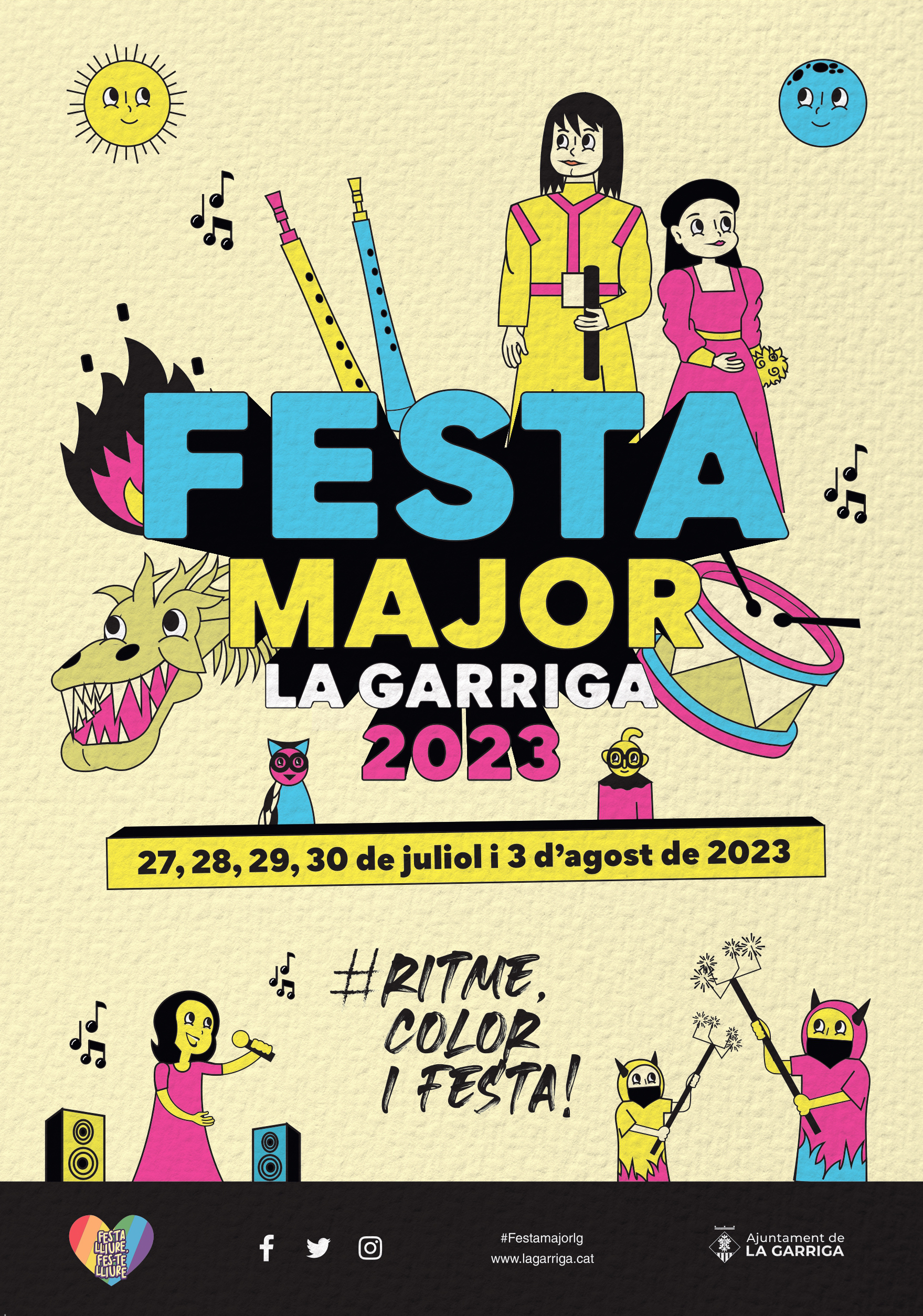 Cartell Festa Major la Garriga 2023