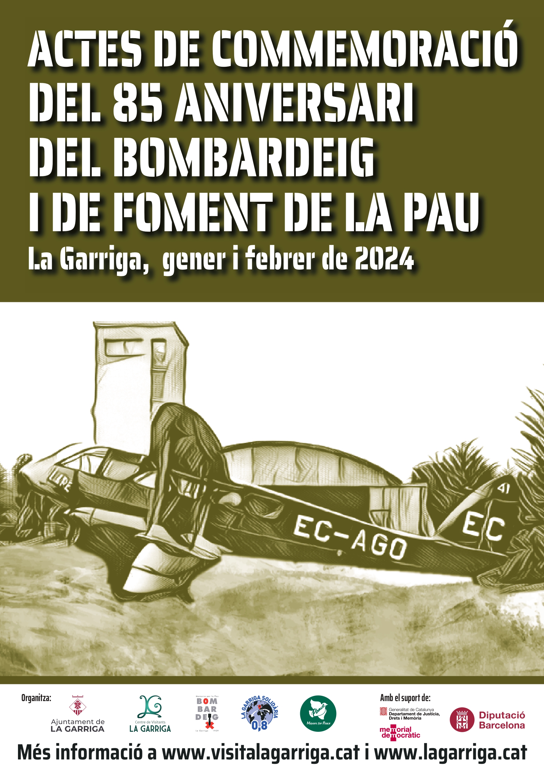 Commemoració del bombardeig a la Garriga 2024