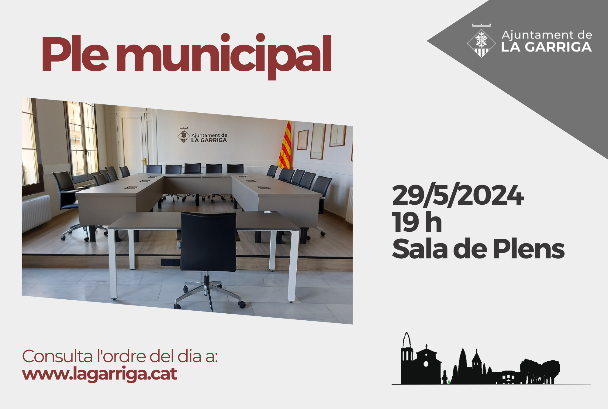 Ple municipal del mes de maig