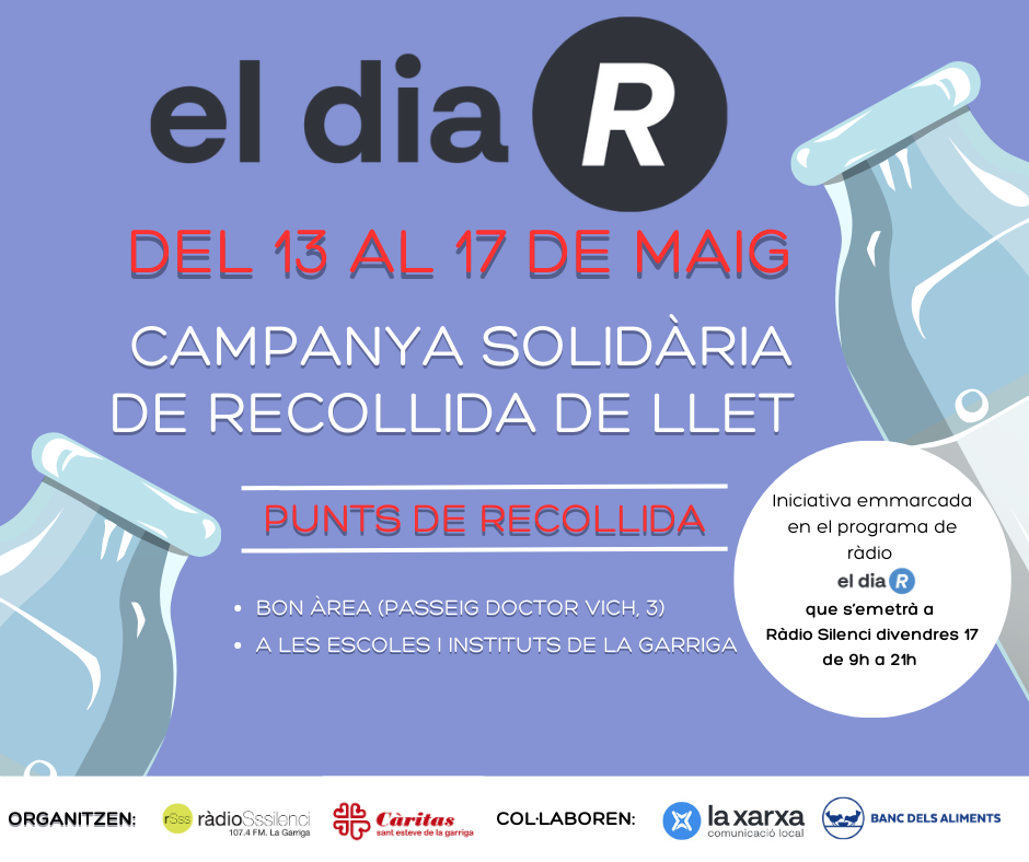 Ràdio Silenci campanya de recollida de llet programa especial 