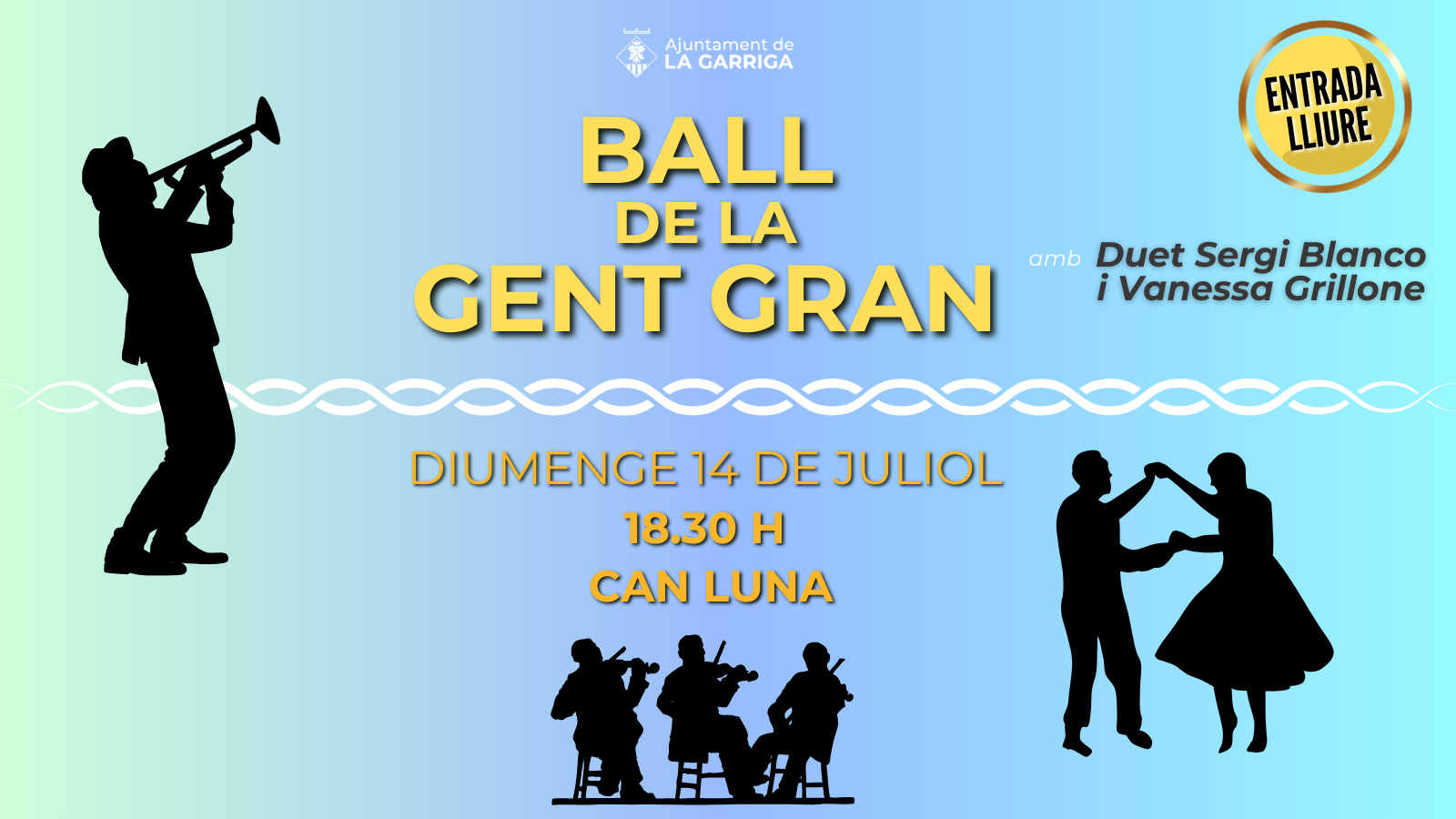 Diumenge, nova edició del Ball de la Gent Gran!