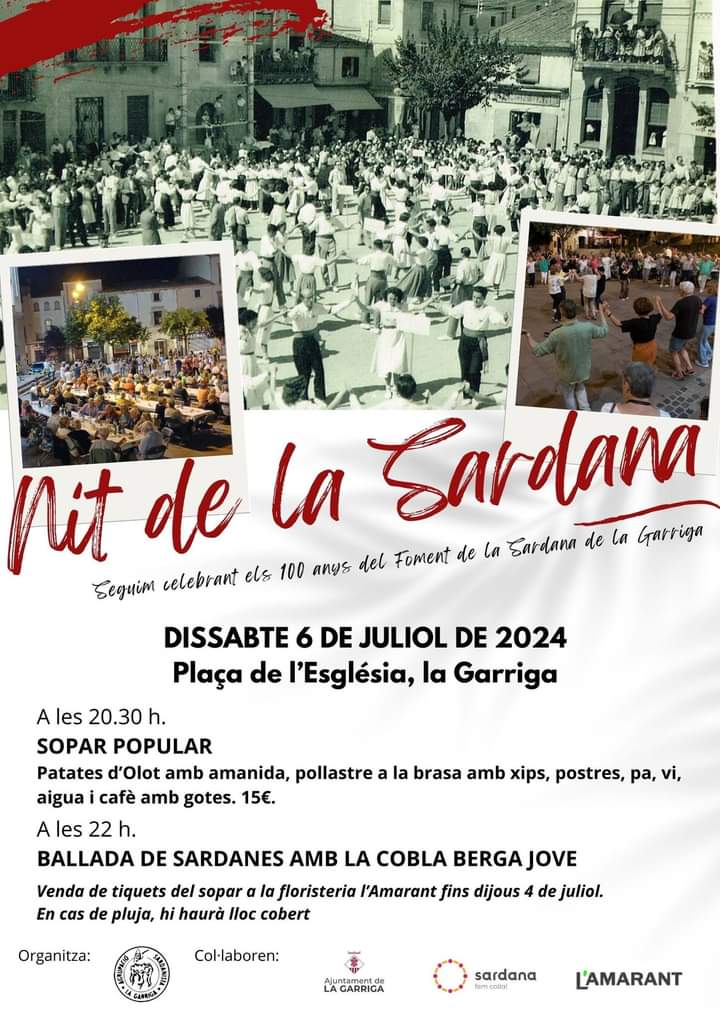 Aquest dissabte, Nit de la Sardana