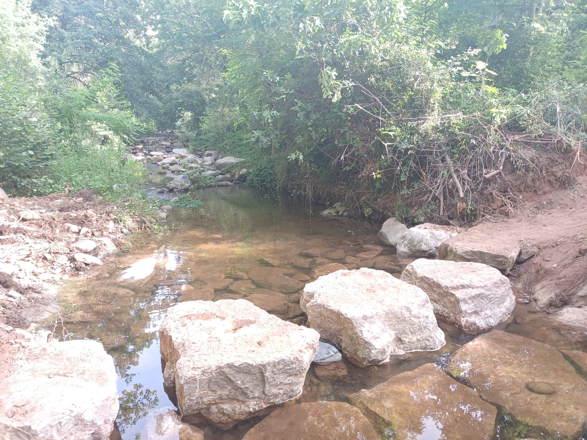 Adequació de passeres al riu Congost