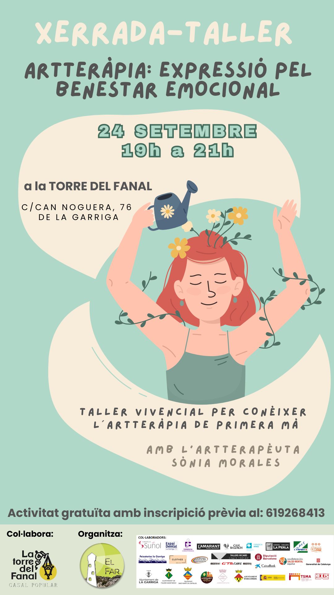 Xerrada-Taller: Artteràpia: expressió pel benestar emocional