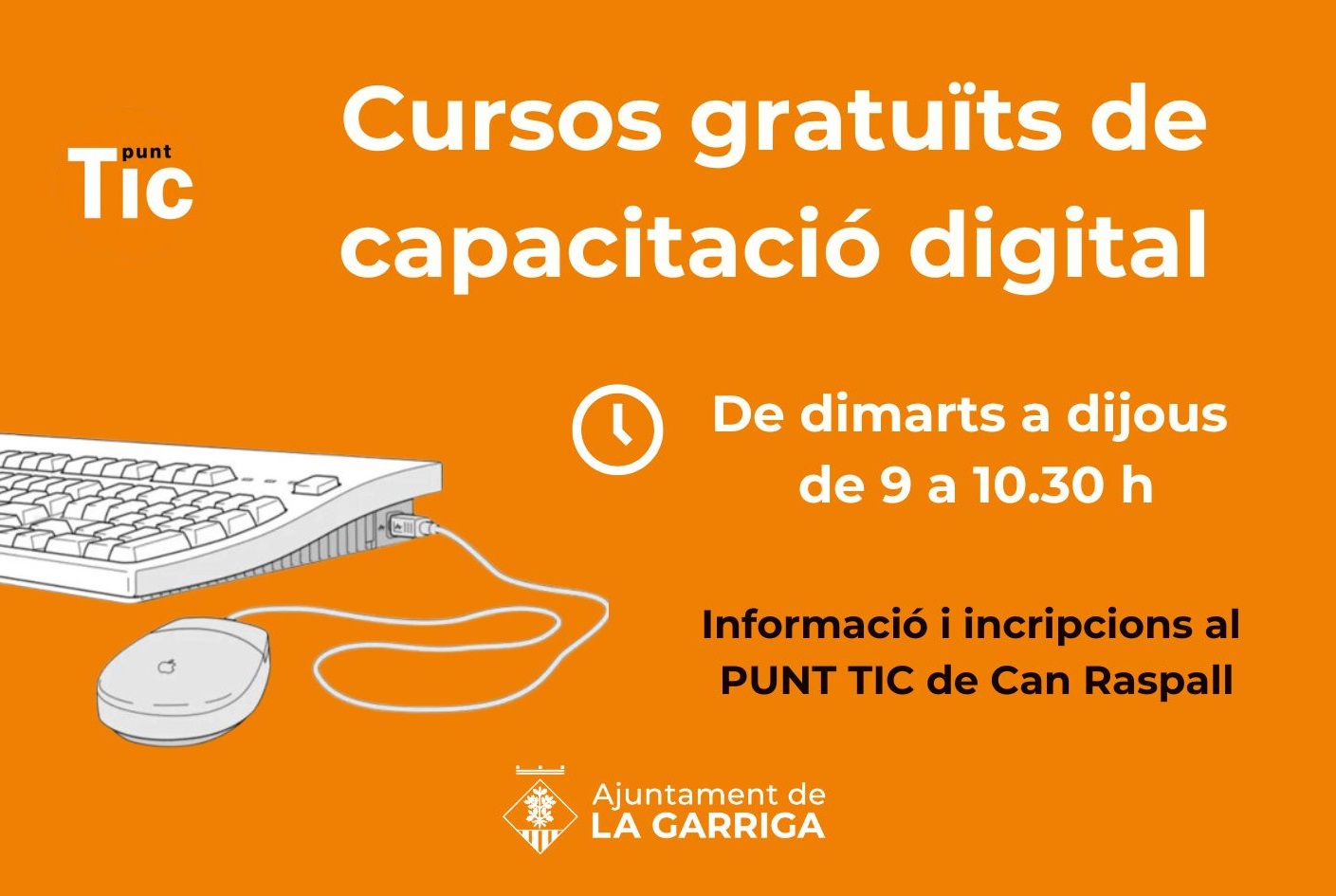 Inici dels cursos del Punt TIC