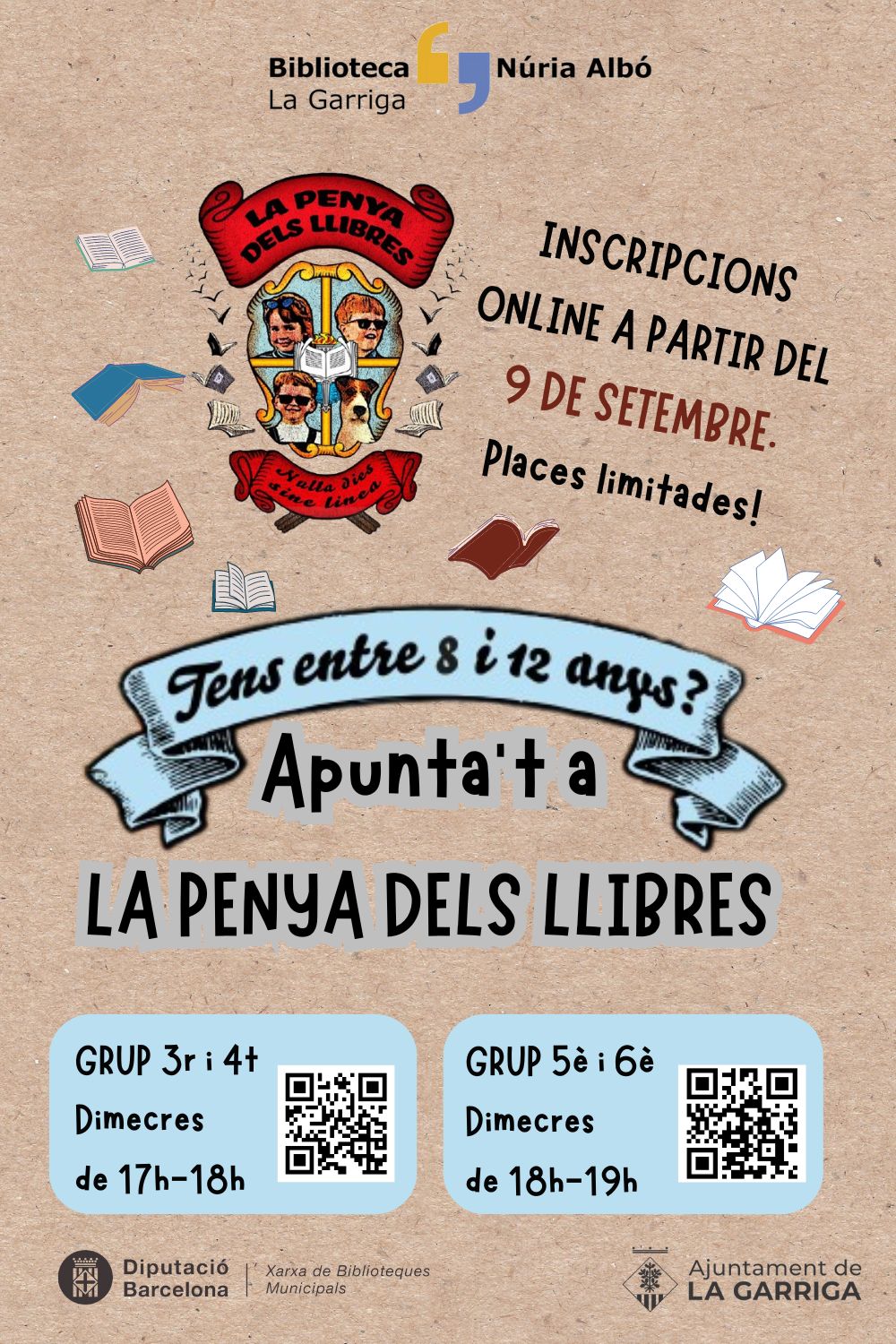 Apunta't a la Penya dels Llibres!