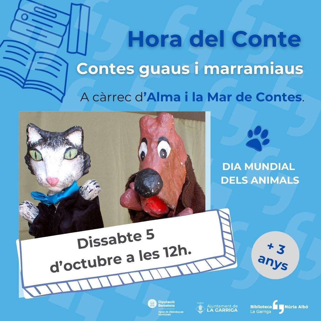 Hora del conte: contes guaus i marramiaus