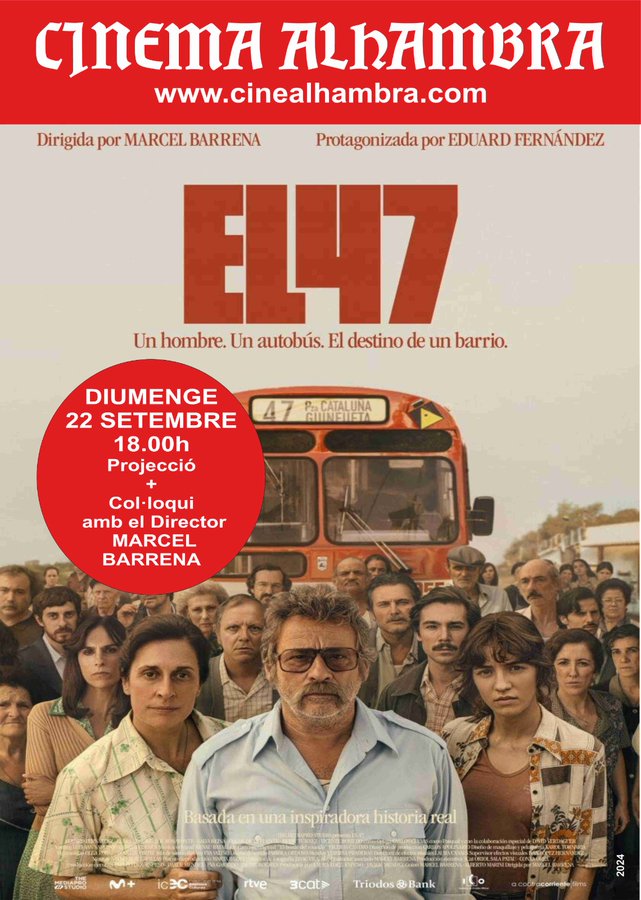 EL 47: Projecció + Col·loqui amb el director Marcel Barrena