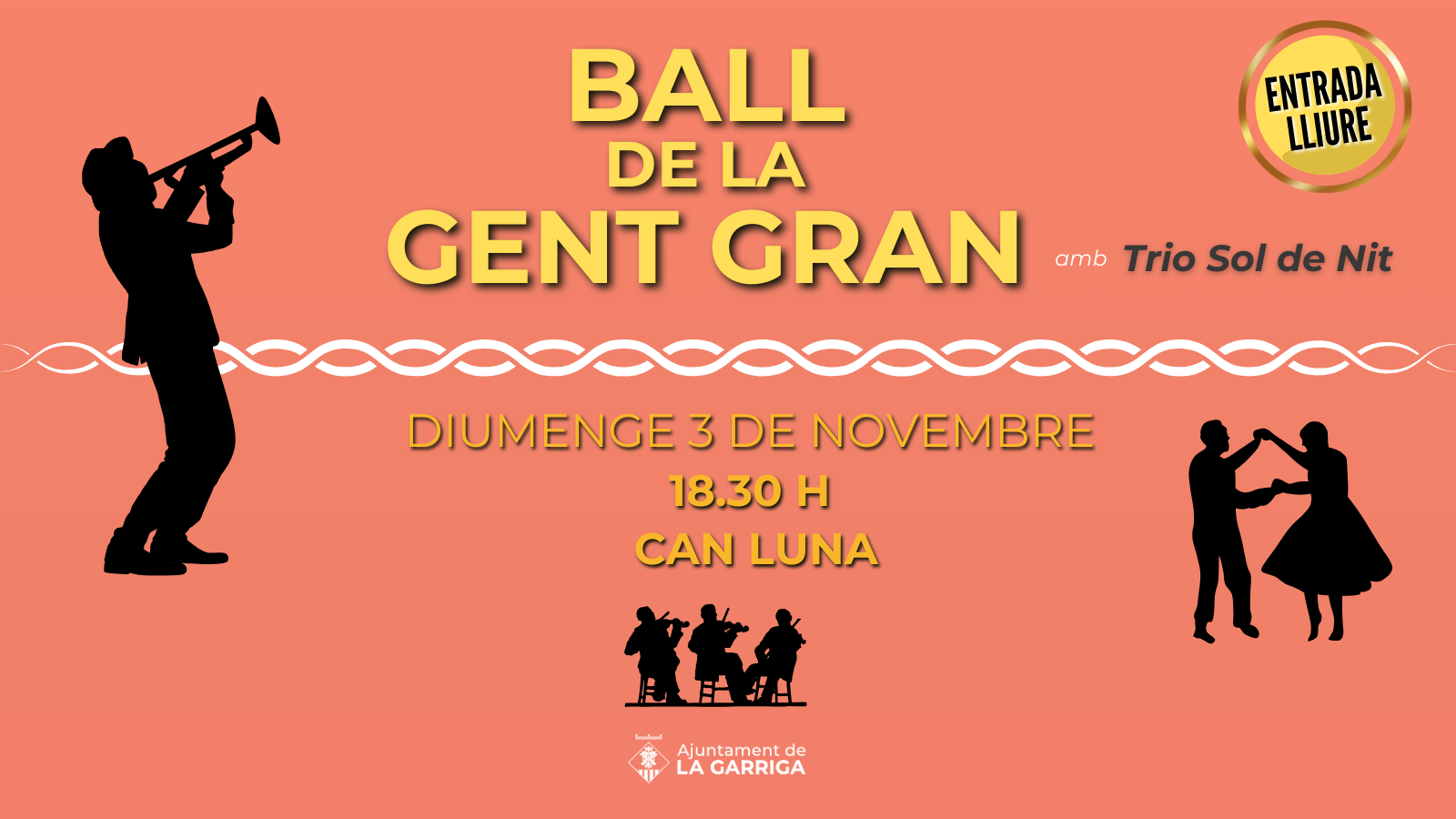 El dia 3 de novembre, nova edició del Ball de la Gent Gran