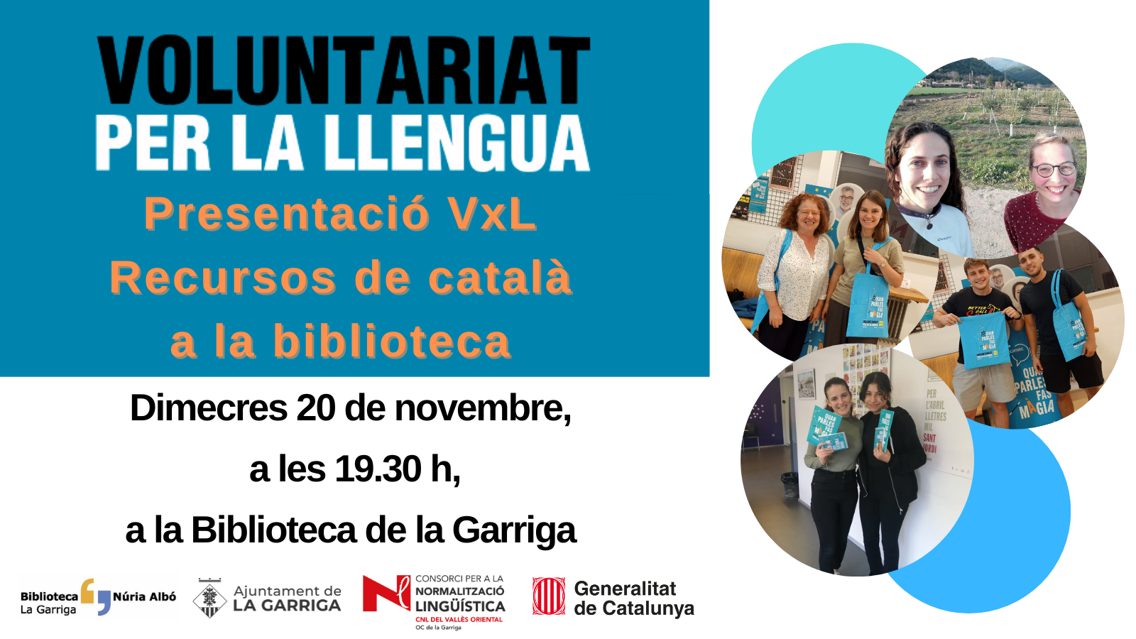 Presentació del Voluntariat per la Llengua