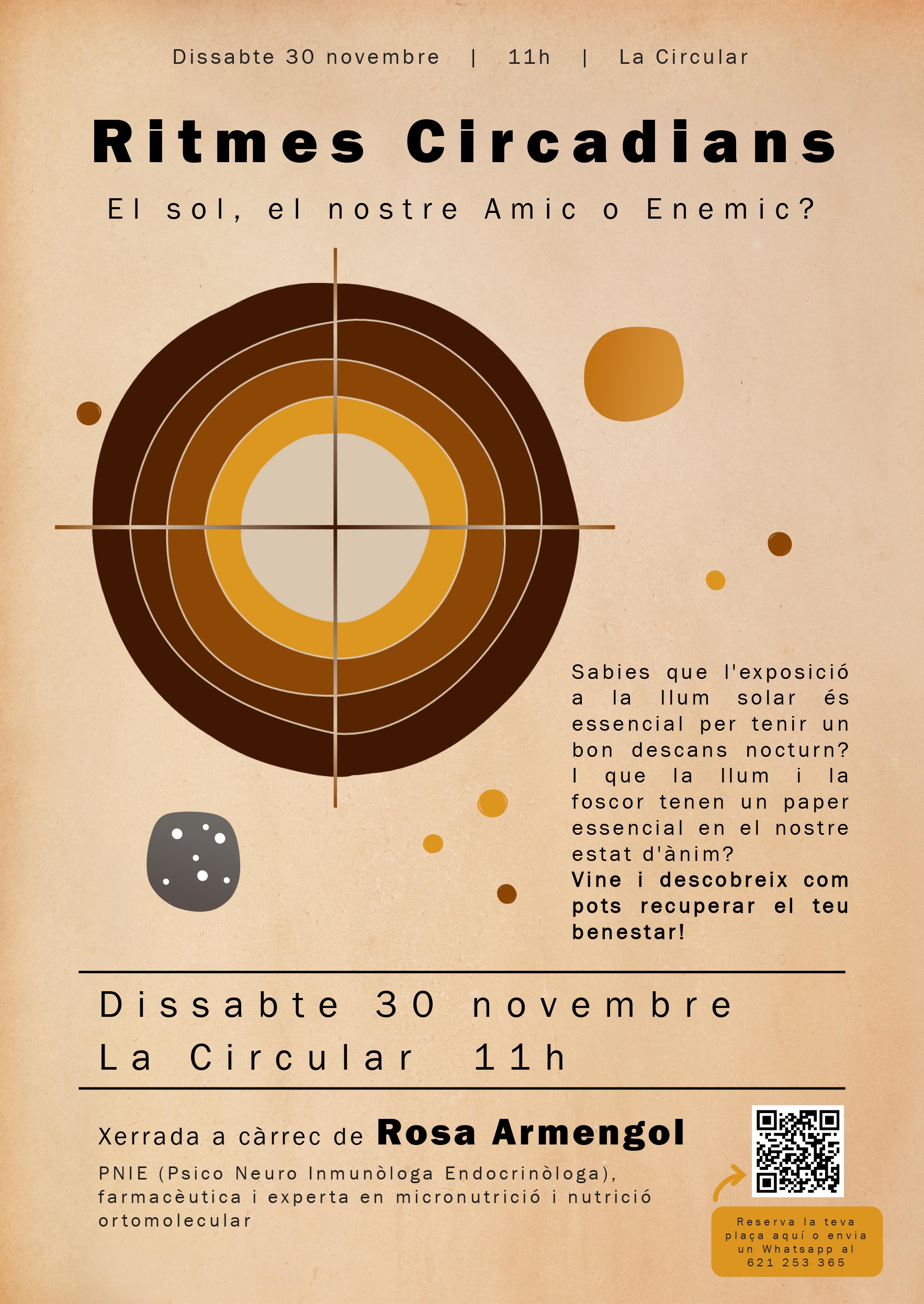 Ritmes Circadians: el Sol, el nostre Amic o Enemic? 