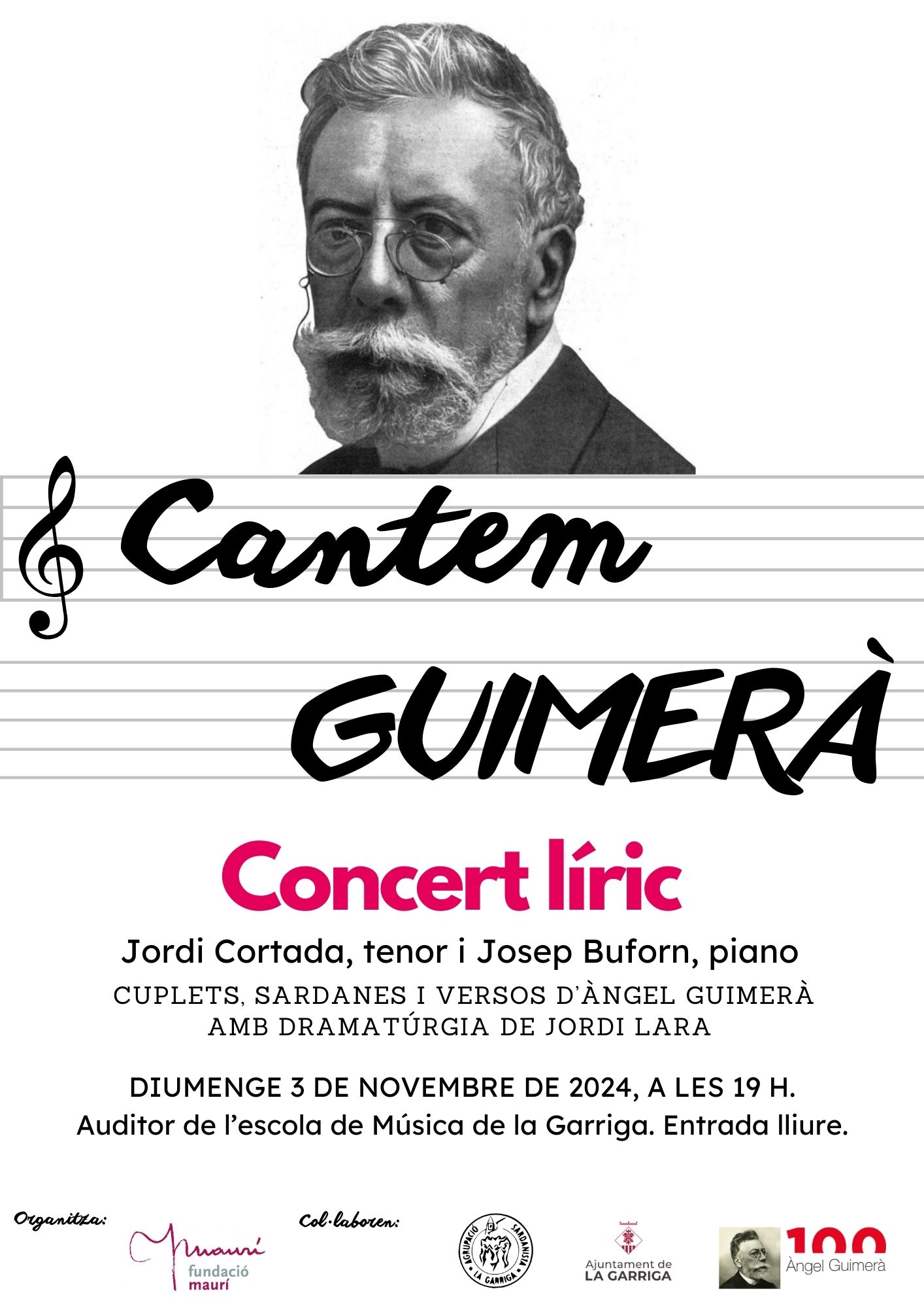 Concert líric: Cantem Guimerà