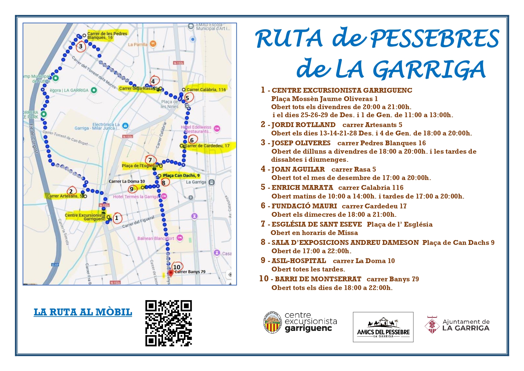 Inauguració de la Ruta Pessebrista