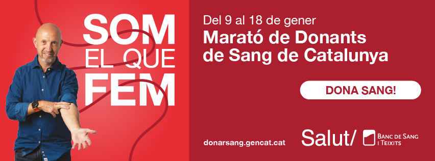 Participeu a la marató de donacions de sang de Catalunya