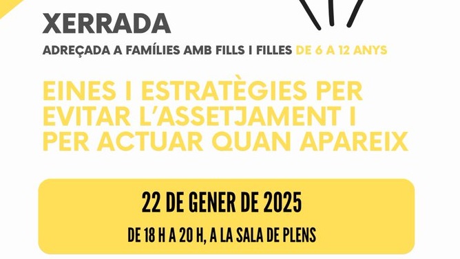 Nou cicle de xerrades per a famílies