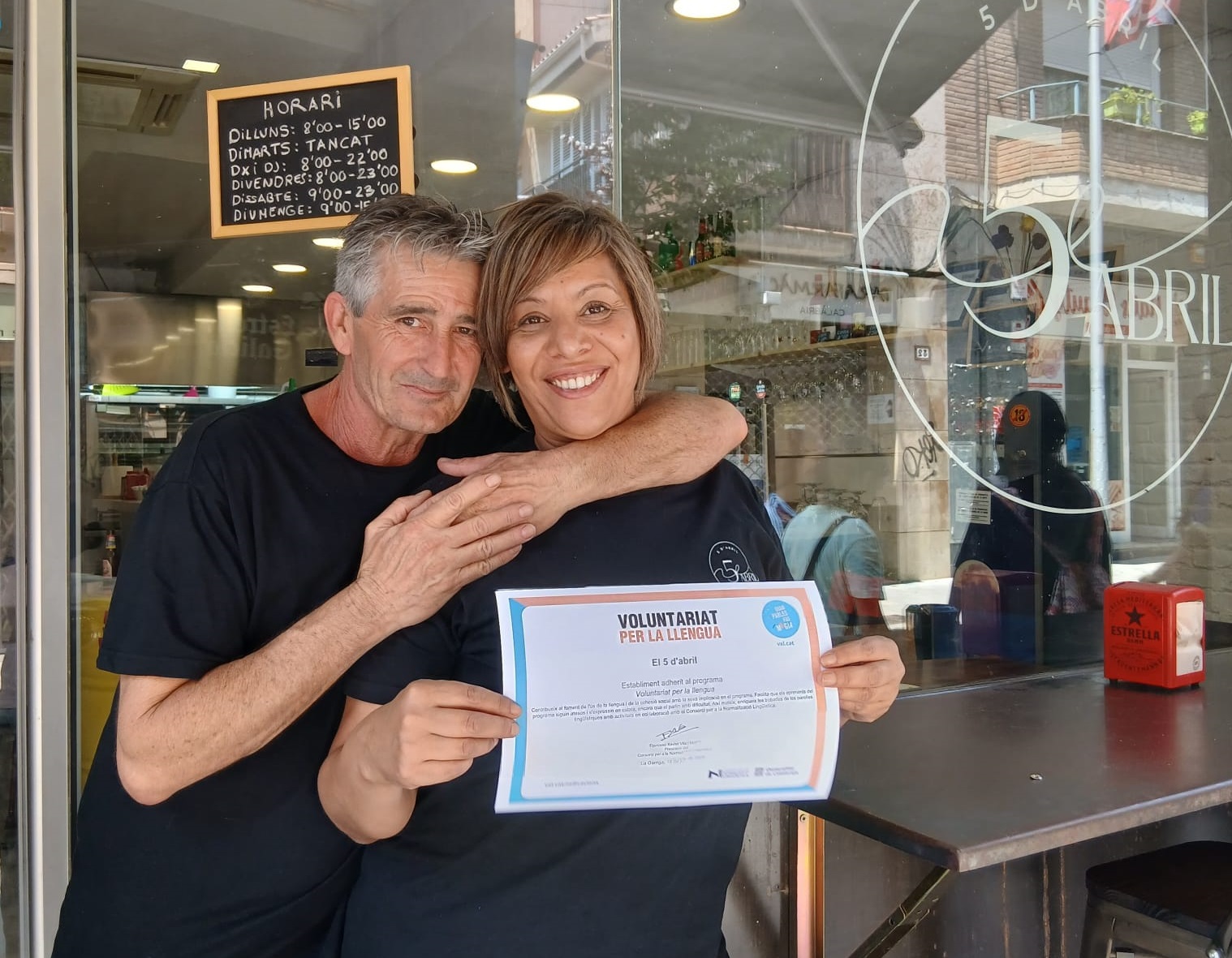 Nou establiment adherit al Voluntariat per la Llengua
