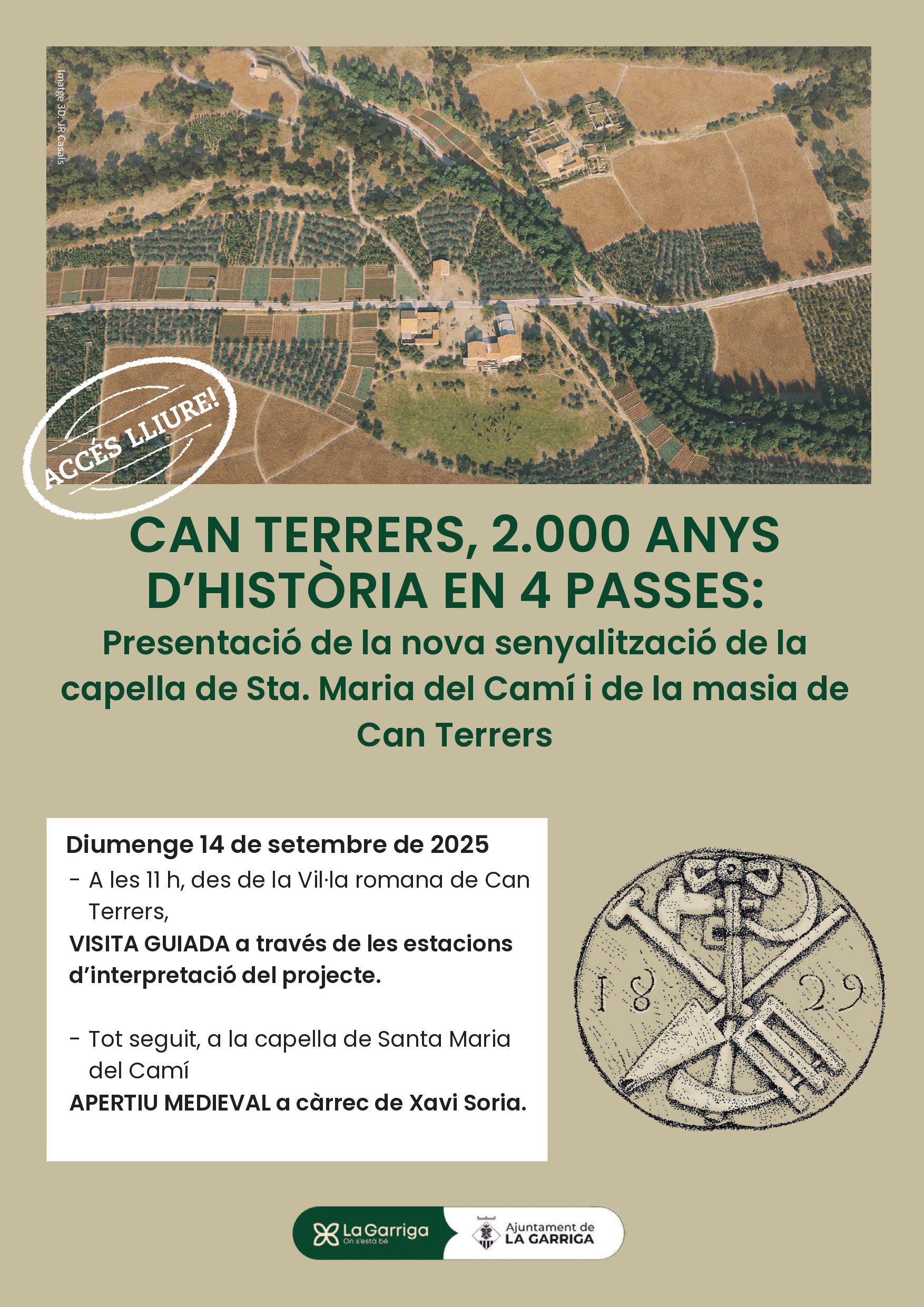 Can Terrers: 2000 anys d'història en 4 passes