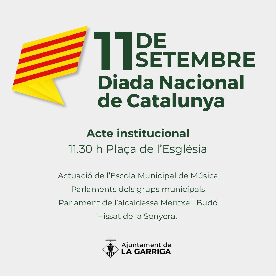 Acte institucional de la Diada Nacional de Catalunya
