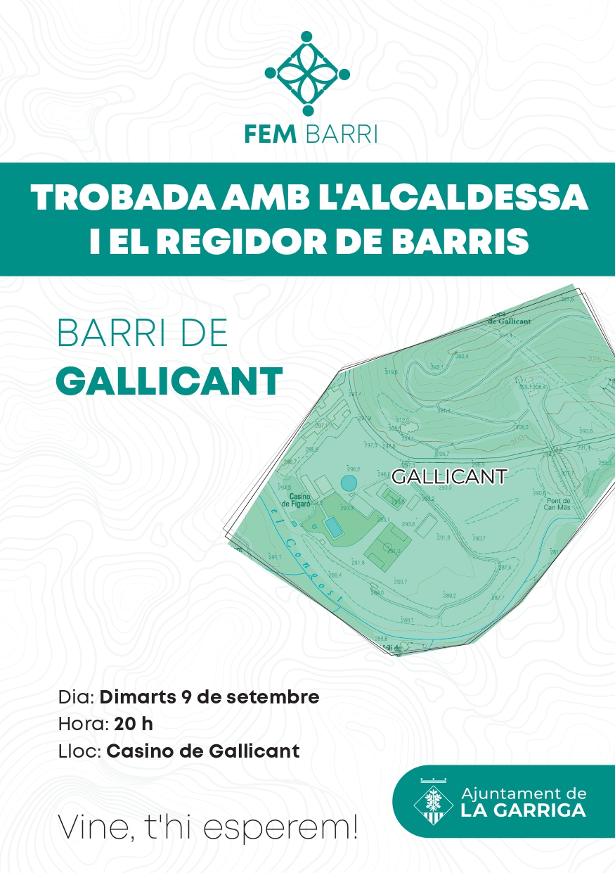 Fem Barri: reunió amb el barri de Gallicant