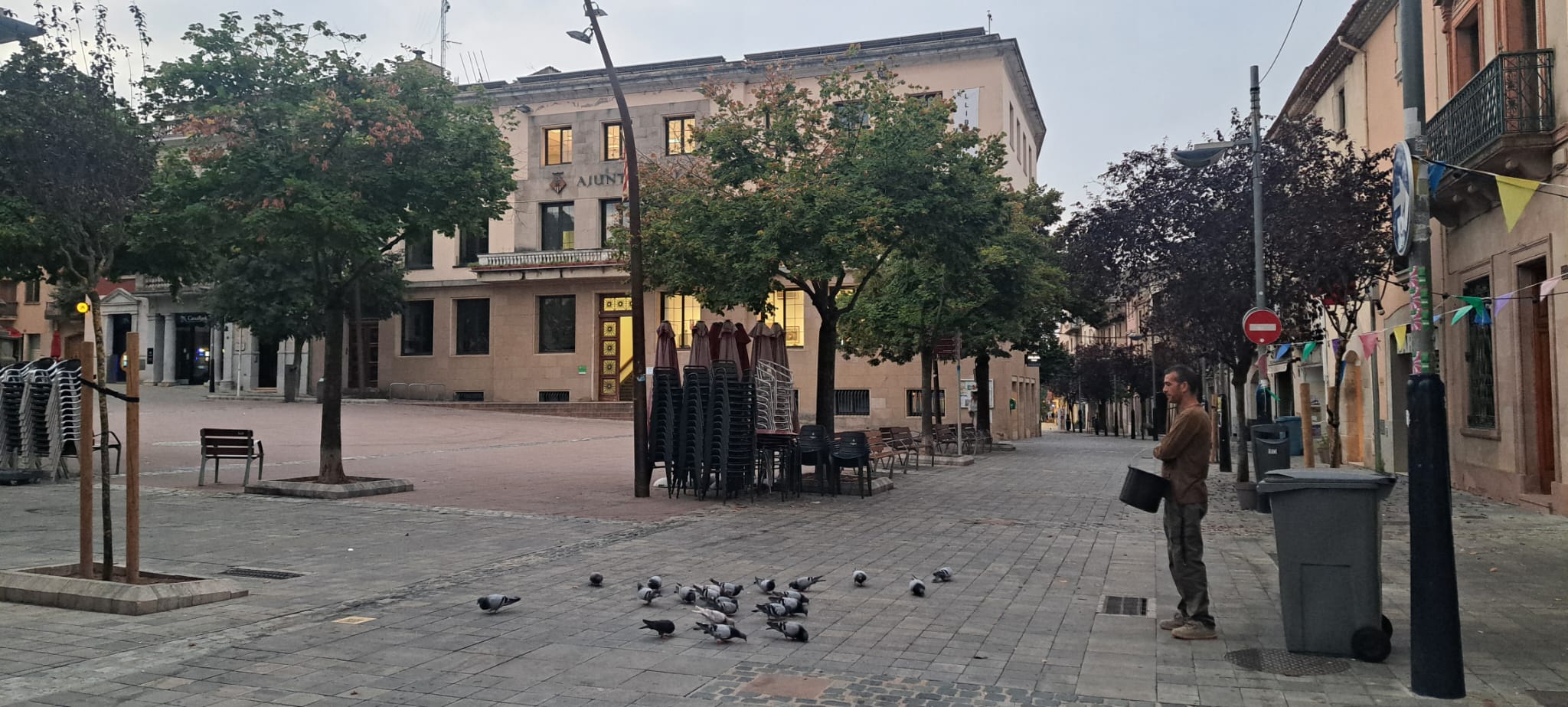 Campanya de control de la població de coloms
