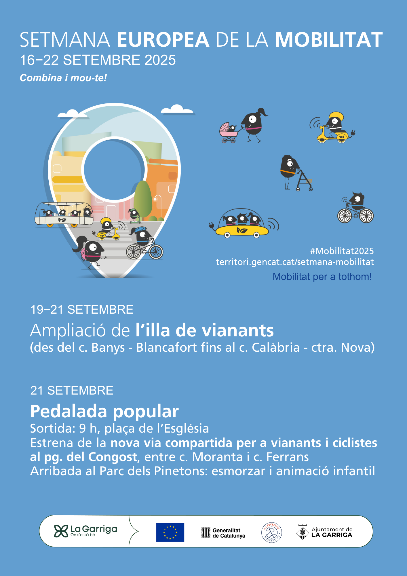 La Garriga se suma a la Setmana Europea de la Mobilitat