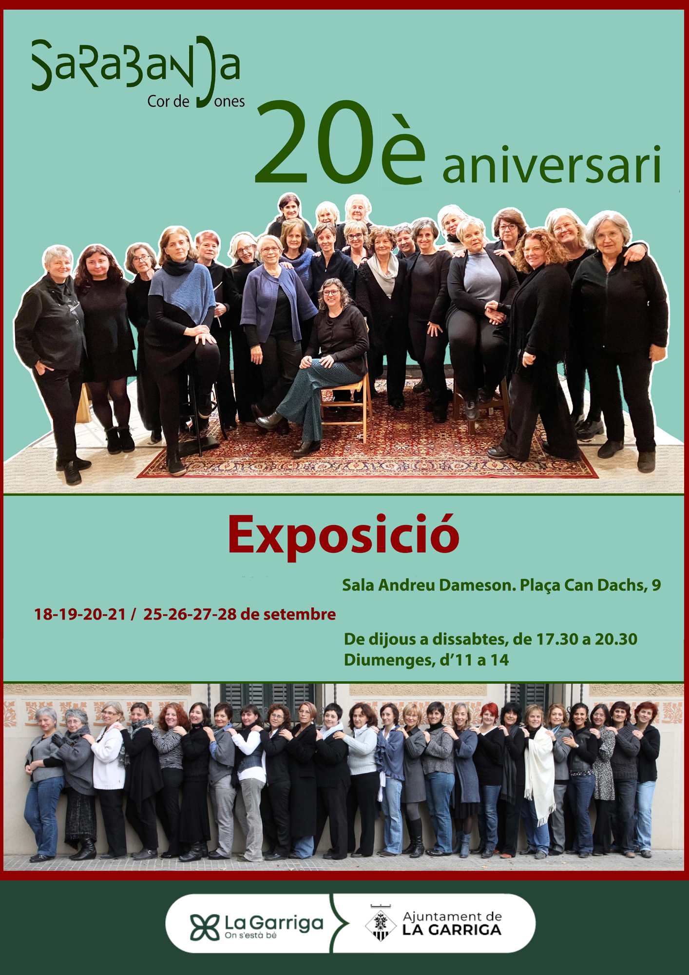 Exposició del 20è aniversari del Cor Sarabanda
