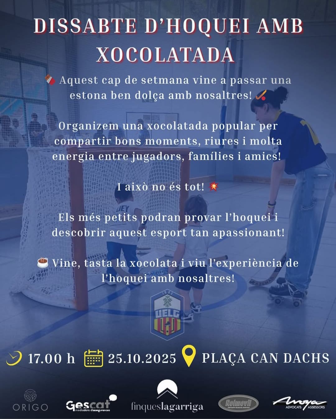 Dissabte d'hoquei amb xocolatada