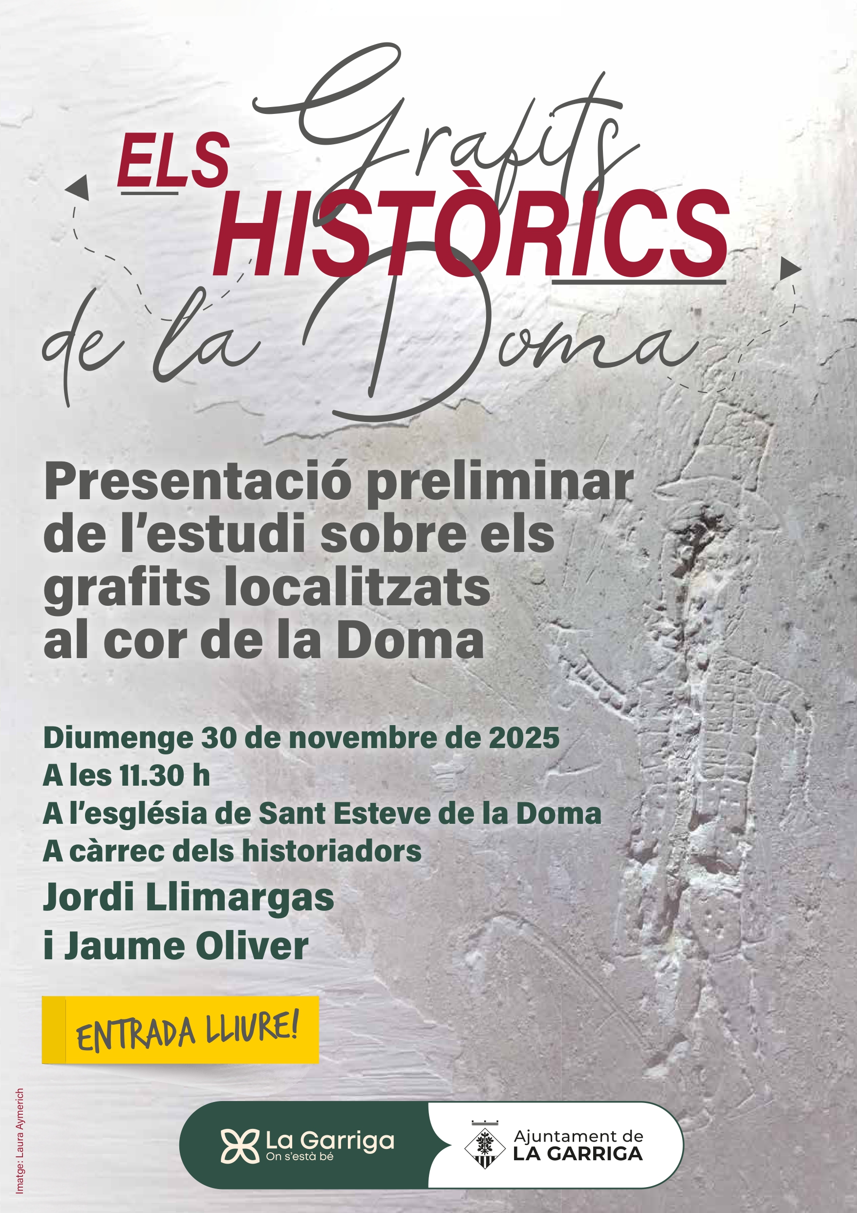 Presentació de l'estudi sobre els grafits de la Doma