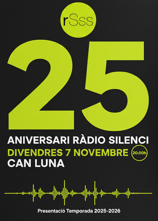 Programa especial en directe en motiu dels 25 anys de Ràdio Silenci