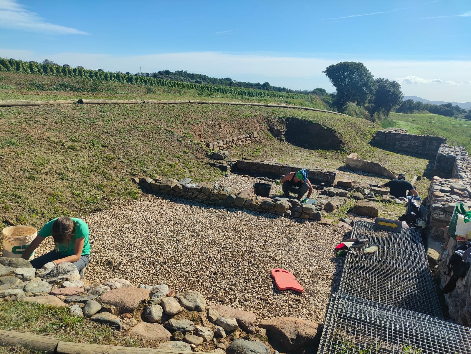 Campanya de manteniment de la vil·la romana de Can Terrers
