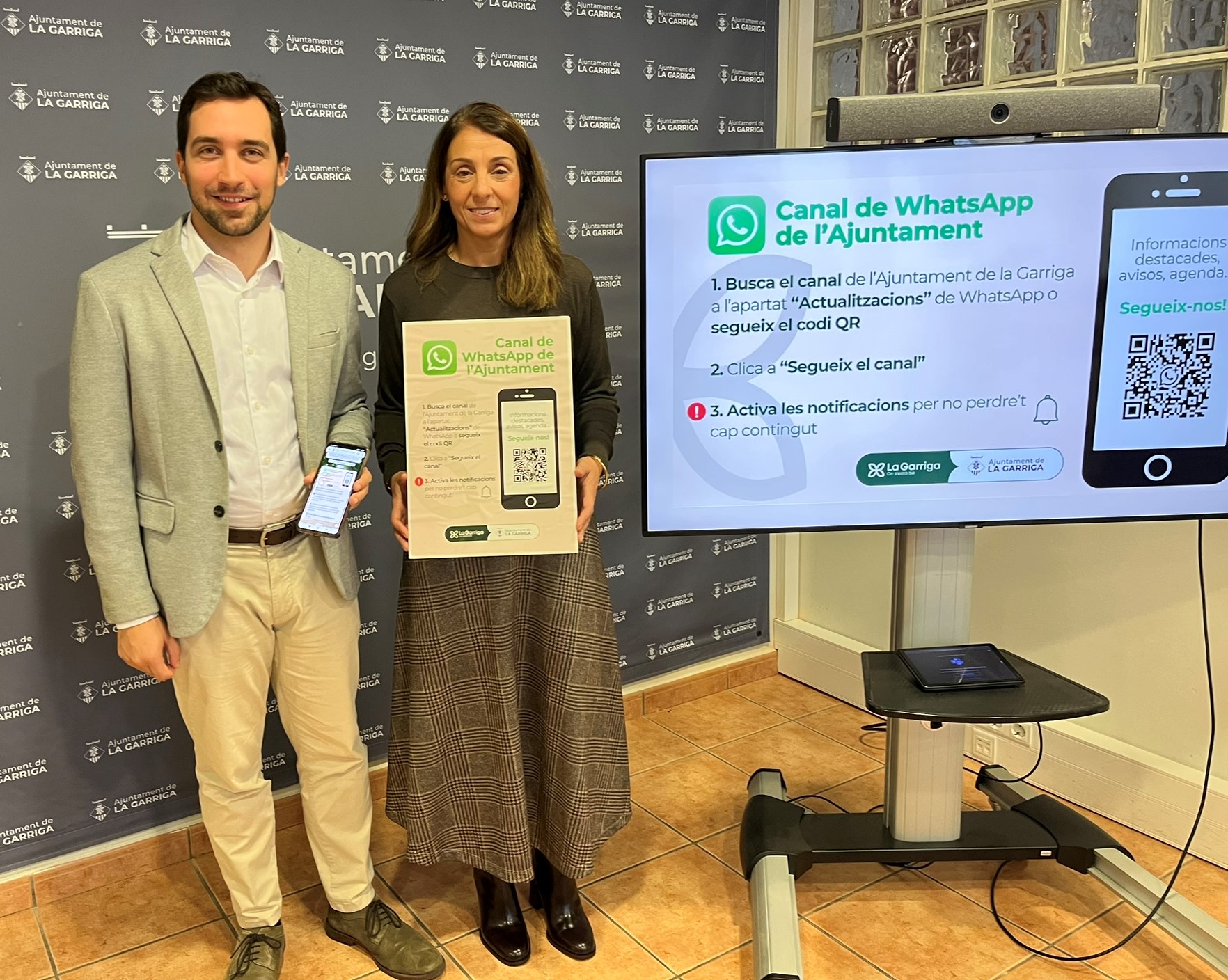 L'Ajuntament de la Garriga estrena canal de WhatsApp