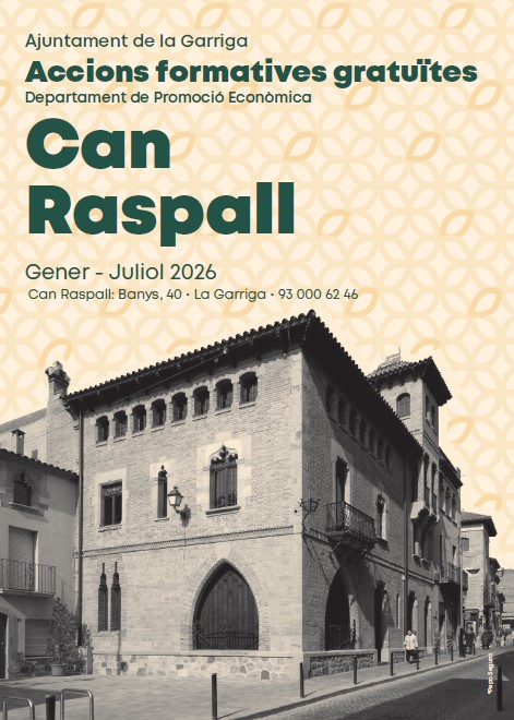 Accions formatives gratuïtes a Can Raspall