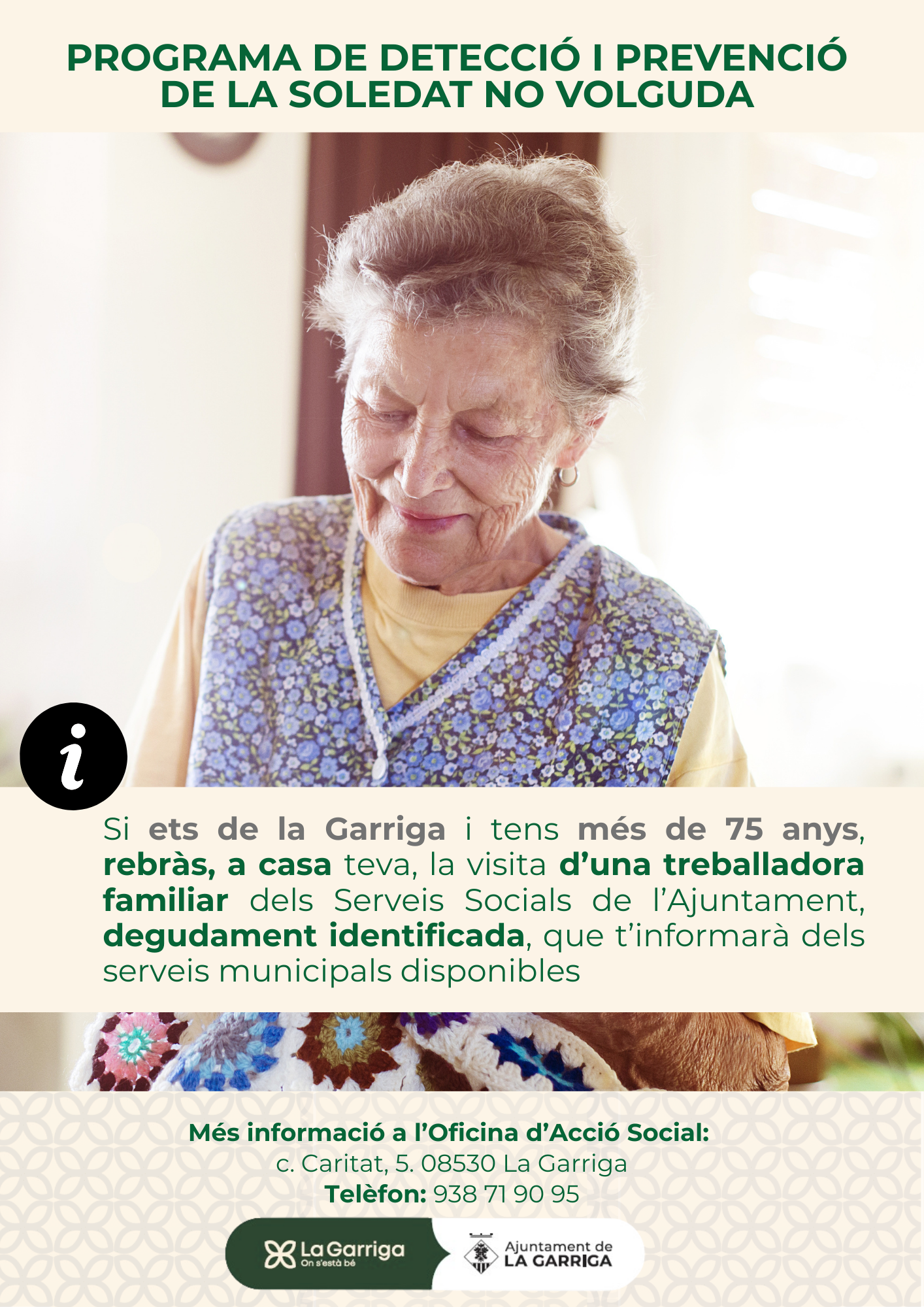 Visites a domicili a majors de 75