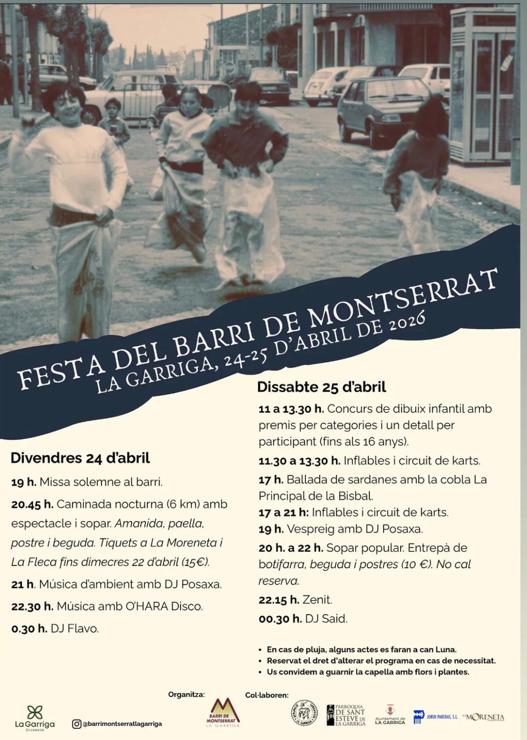 Festa del Barri de Montserrat