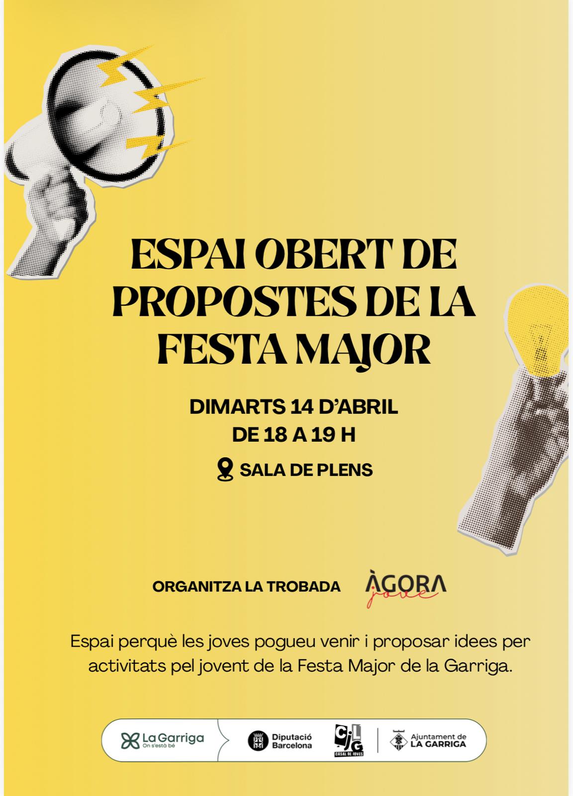 Trobada per a qu&egrave; el jovent proposi activitats per Festa Major