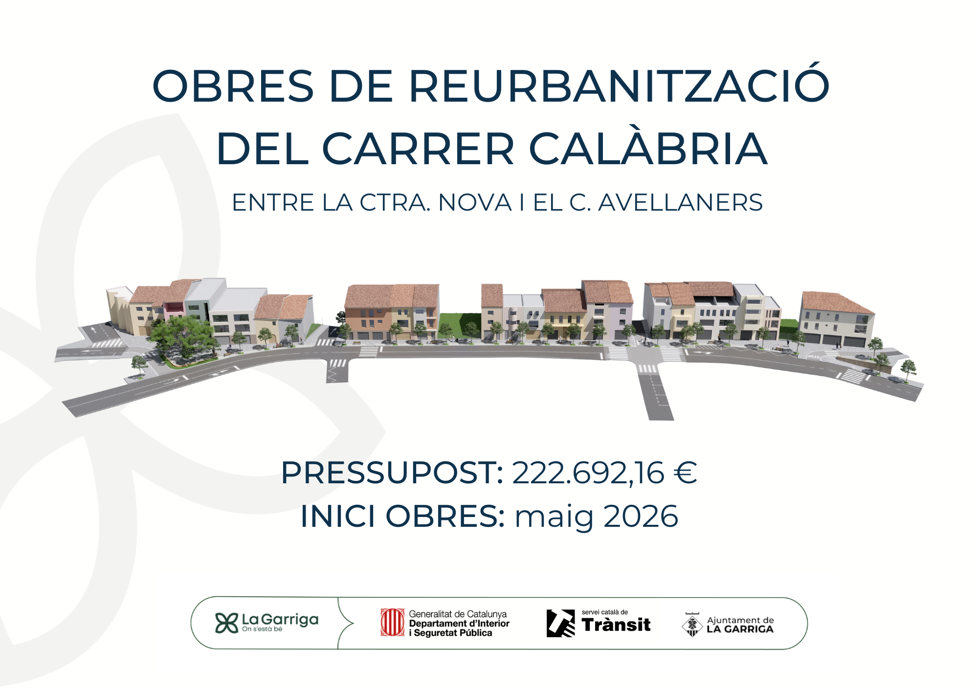 Comencen les obres del carrer Cal&agrave;bria