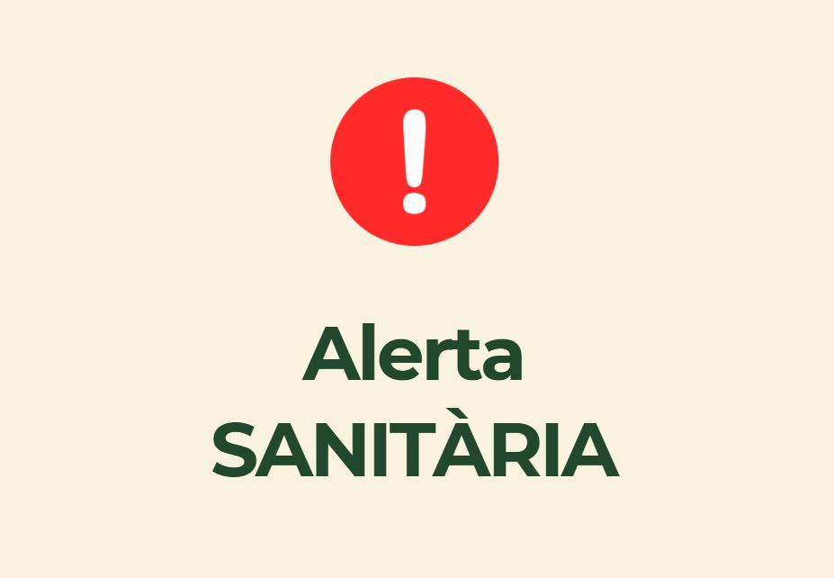 Nova alerta sanit&agrave;ria