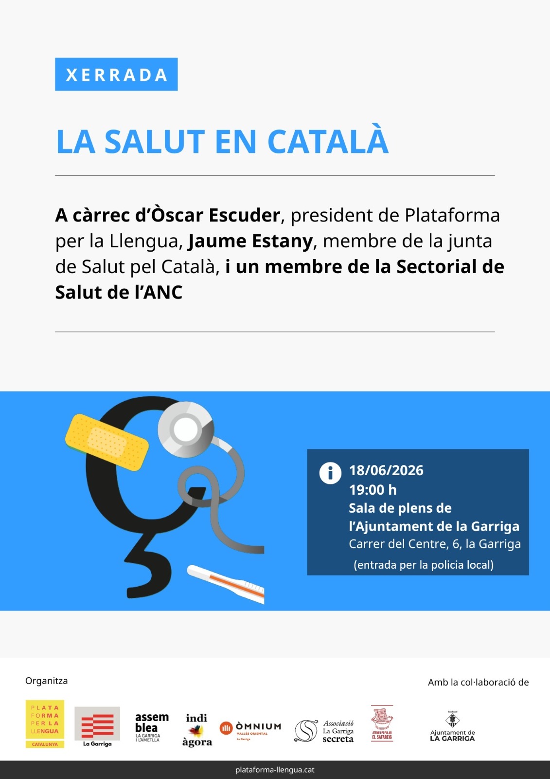 Xerrada: La salut en catal&agrave;