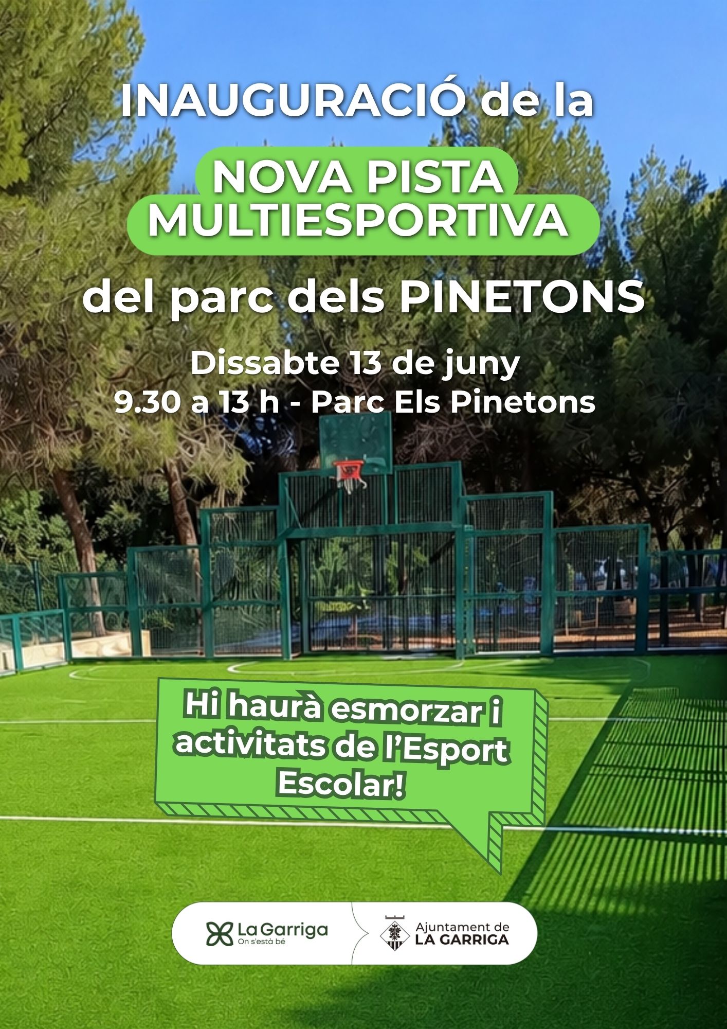 Inauguraci&oacute; de la nova pista poliesportiva