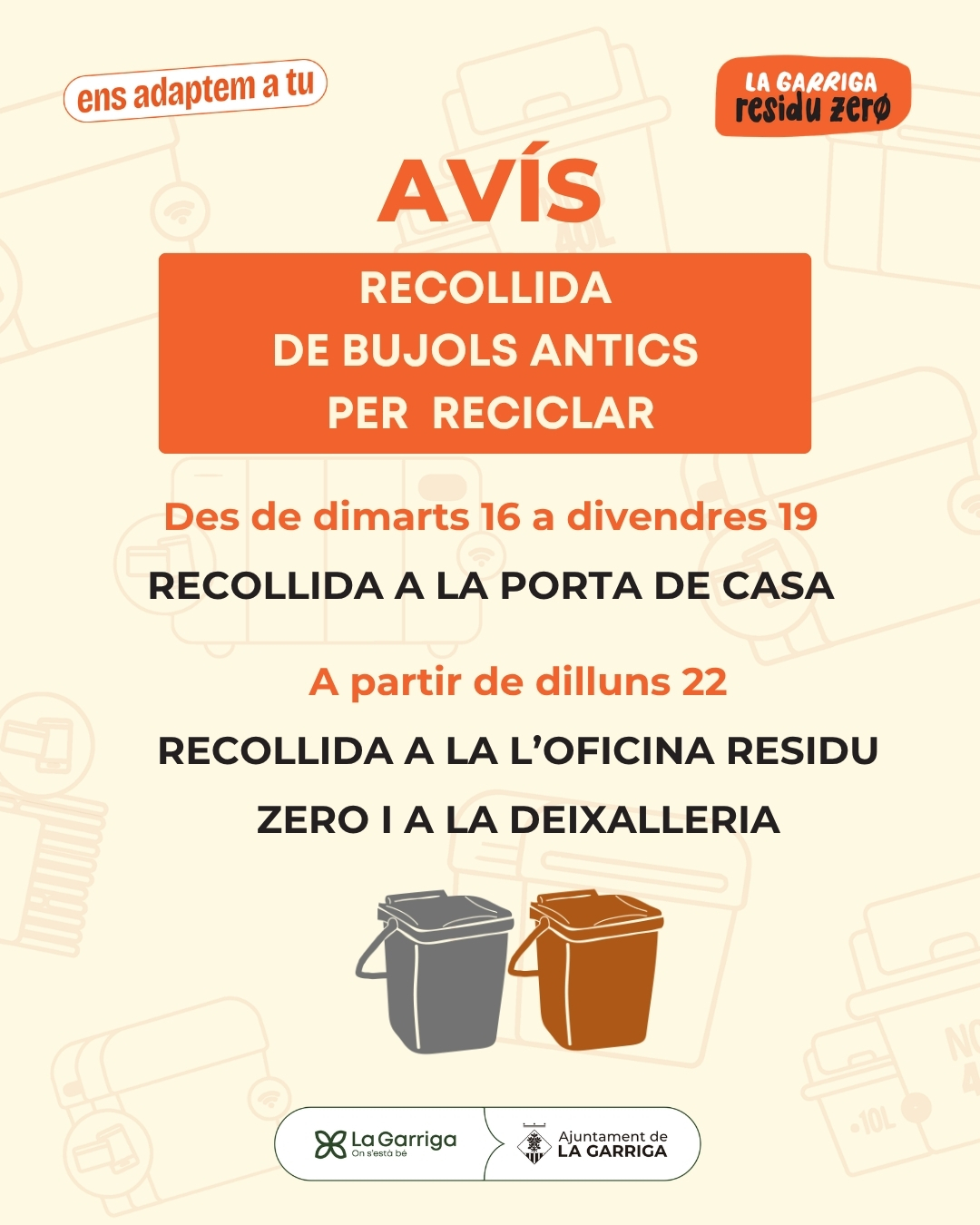 Recollida dels bujols antics