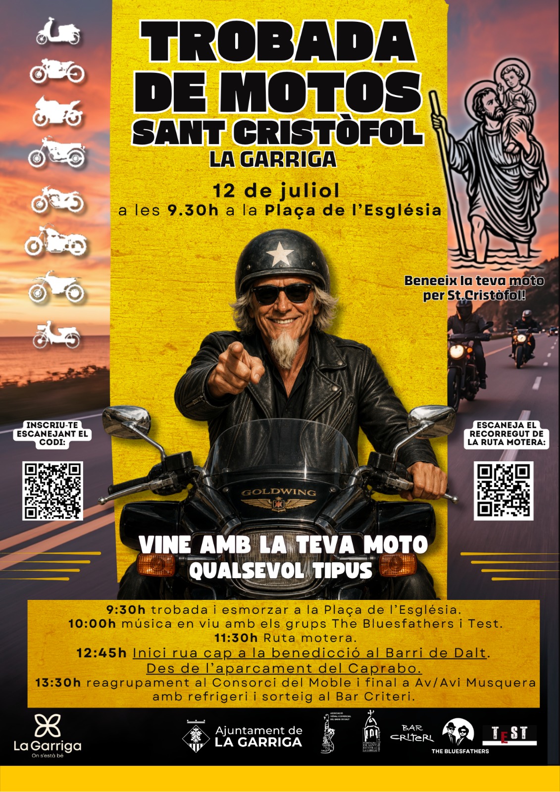 Trobada de motos de Sant Crist&ograve;fol