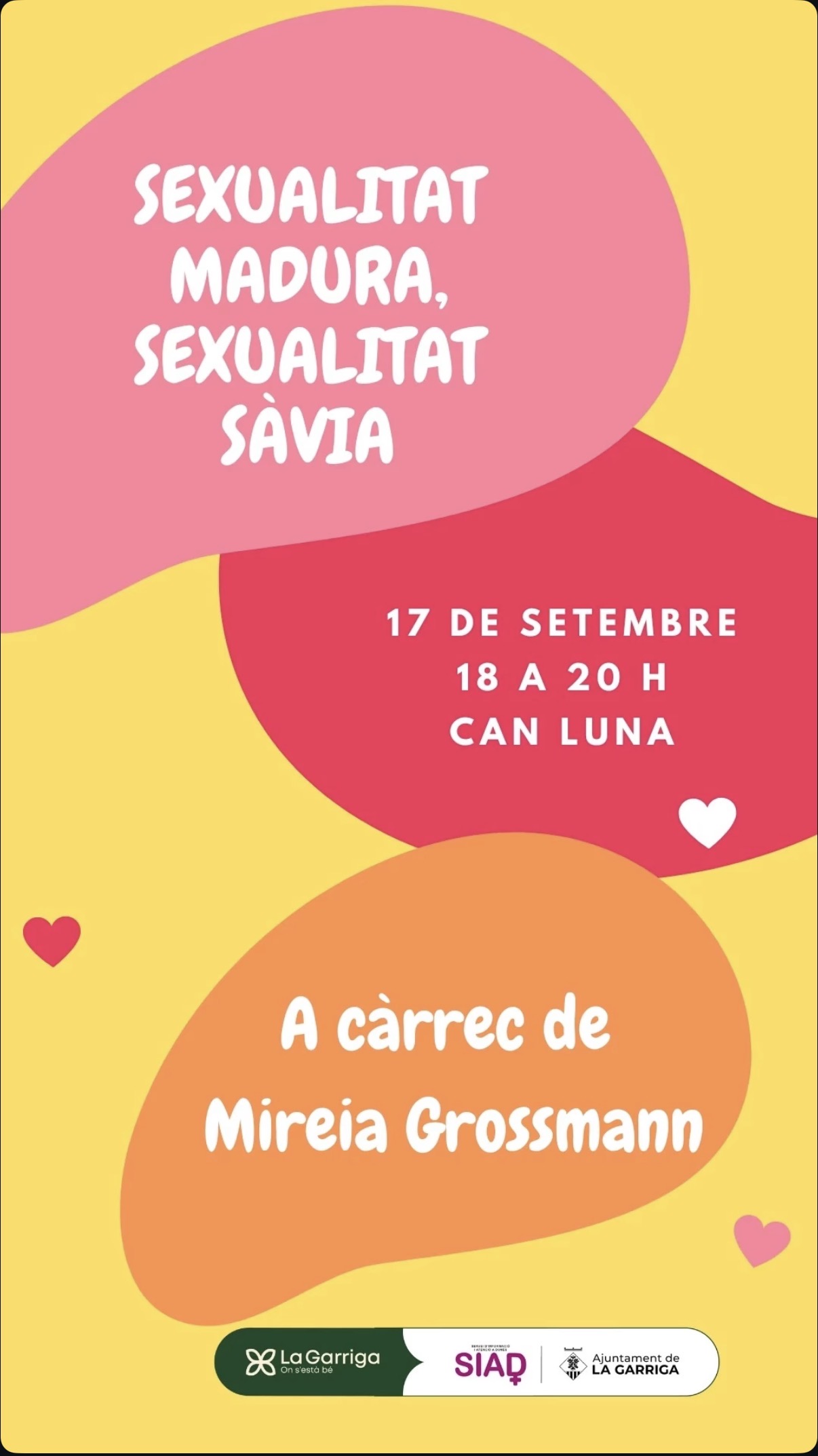 Xerrada: Sexualitat madura, sexualitat s&agrave;via