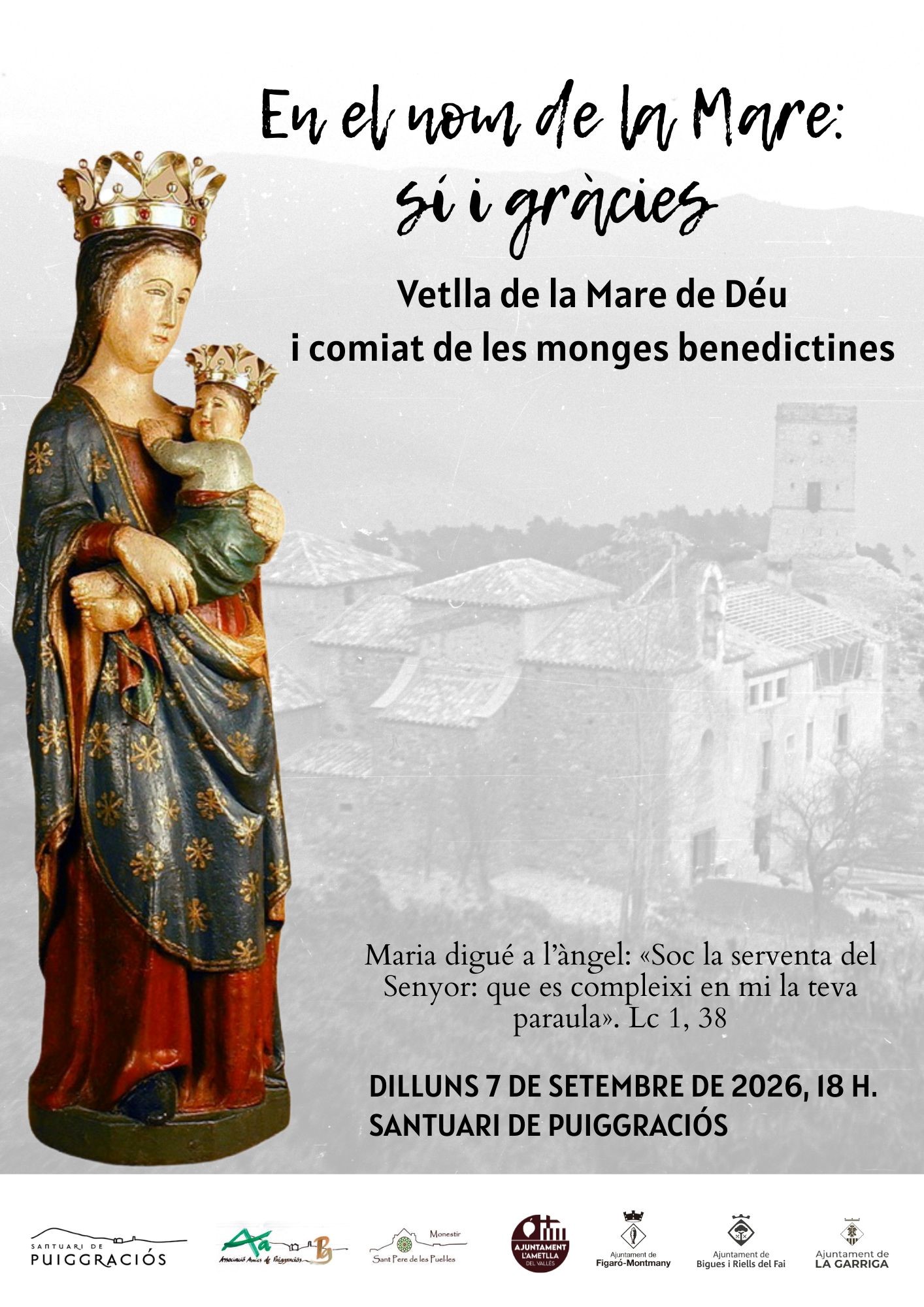 Comiat de les monges del Santuari de Puiggraci&oacute;s