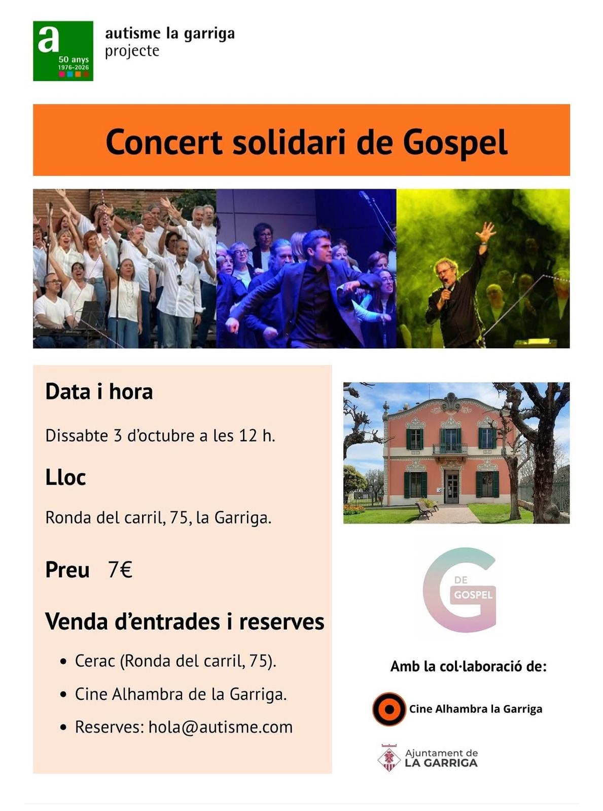 Concert de gospel solidari