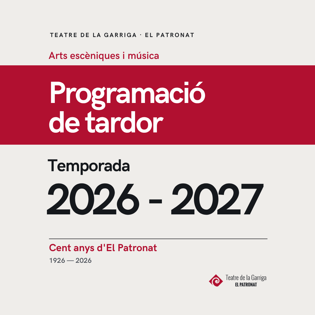 El teatre presenta la programaci&oacute; de tardor de la temporada 2026-2027