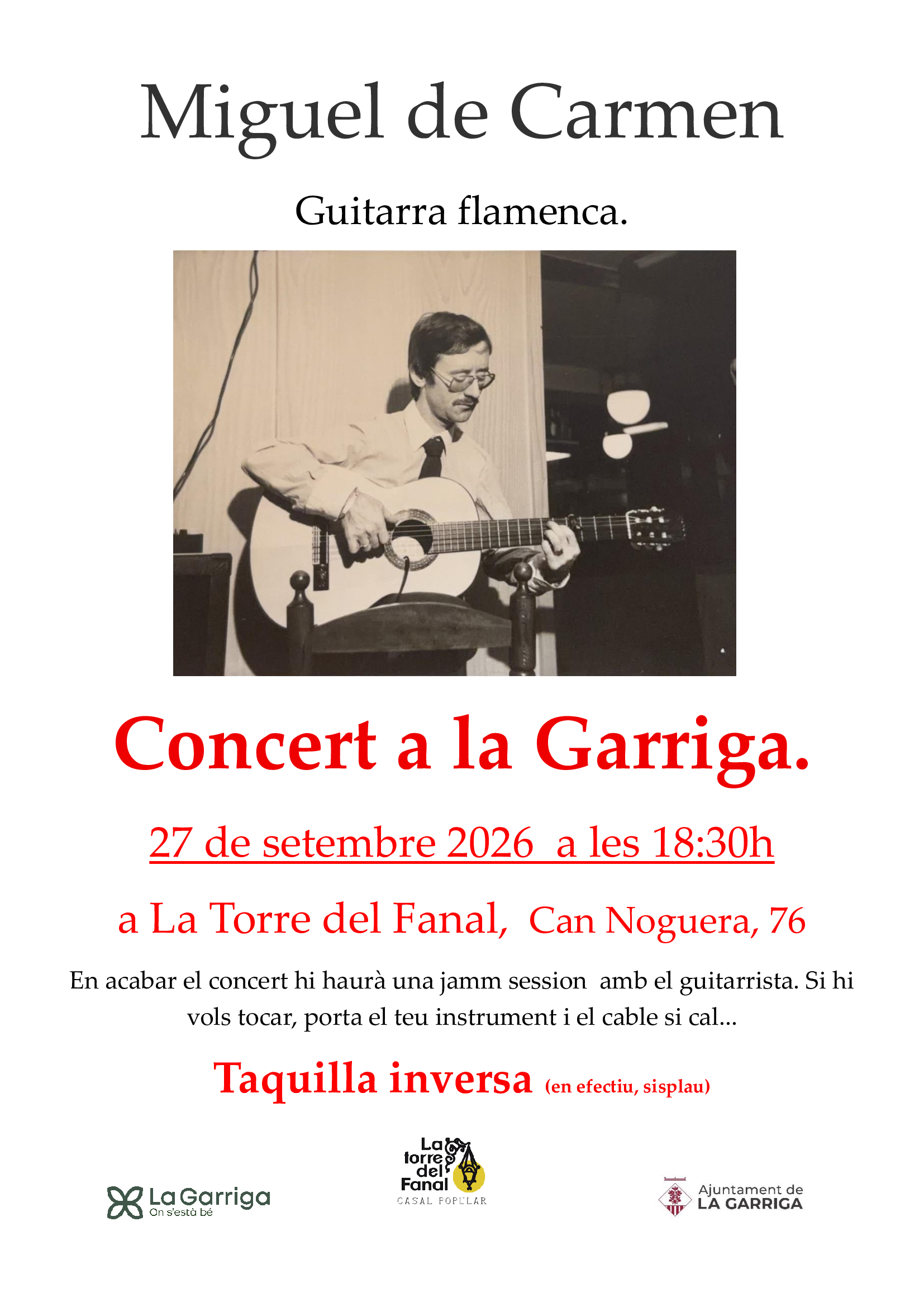 Concert de Miguel de Carmen